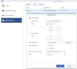 WebStation VirtualHost