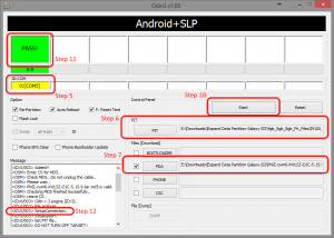 Odin Storage Extension on Galaxy SII