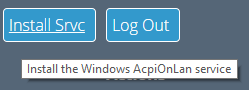 Install AcpiOnLan Windows Service