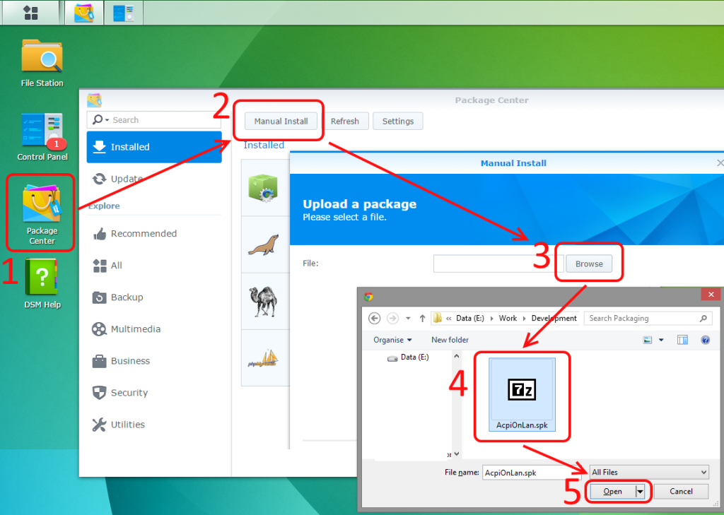 Manual Installation of ACPI On Lan