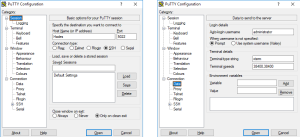 Putty SSH Console