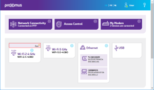 Configure Proximus Modem Route